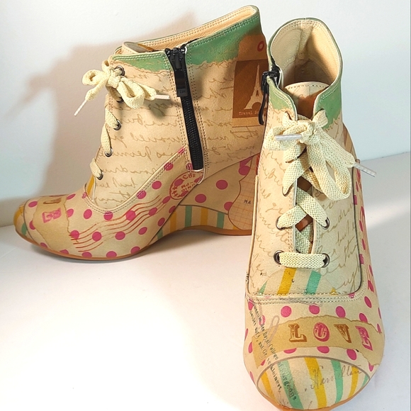 Steam Punk Paris Ankle Boots, Size EU38 - Picture 6 of 16